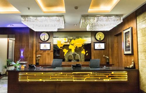Lobby, RG Royal Hotel & Convention Centre near Yashwanthpur Railway Station