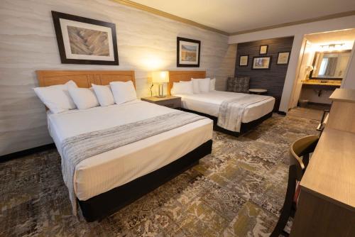 2 queen beds