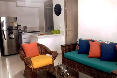Hermoso apartamento vacacional en Ricaurte Cundinamarca in ริเการ์เต