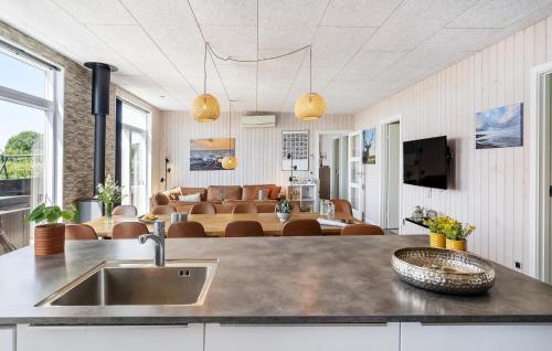 Kitchen, Holiday Home Haderslev With Fireplace 09 in Espagervej
