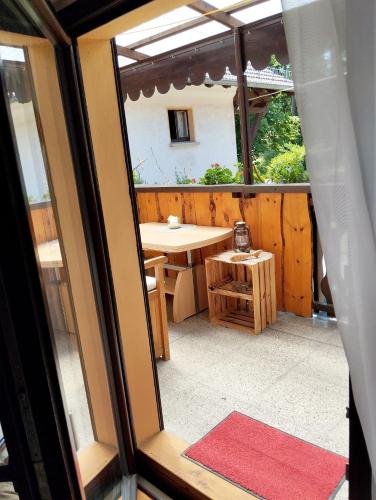 Erkély/terasz, "Haus Ulla" in Bad Blankenburg