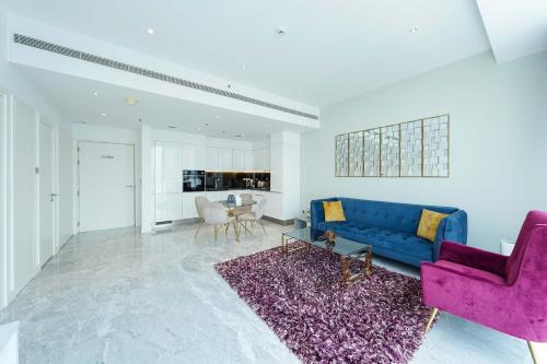Designer 1BR Retreat With Stunning Canal View, Dubaj (fotografie 4)