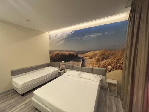 3 twin beds