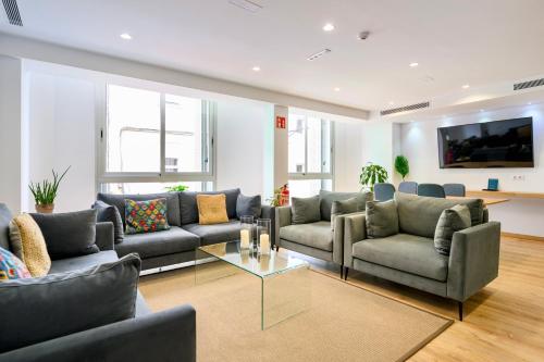 Aufenthaltsraum/TV-Zimmer, Hotel Emeté & Coworking by Airnest (Hotel Emete & Coworking by Airnest) in Gran Canaria