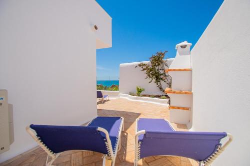 ระเบียง/ชานเรือน, Rua do Paraiso 15 Oceanview Carvoeiro Retreat in คาร์โวเอโร ซิตี้เซ็นเตอร์