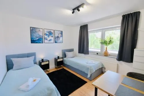 6 Einzelbetten, 3 Schlafzimmern, SmartTV, Balkon, Parkplatz, Waschen & Trocknen, Apartment Pietsch- perfekt für Gruppen in Celle, Deutschland