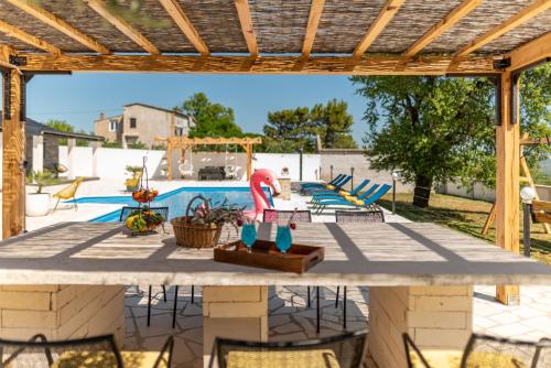 Unique Villa V with large pool in Buković