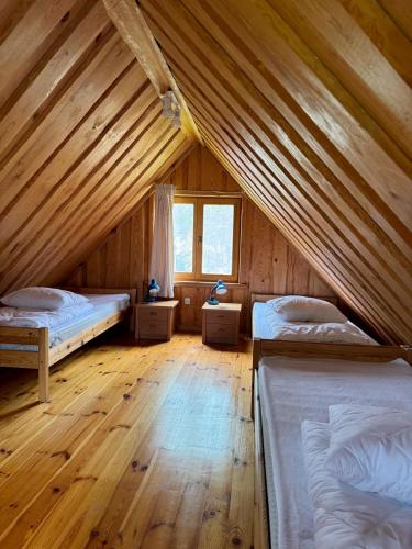 3 twin beds, 1 sofa bed