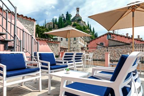 Kilátás, Albergo La Rocca in Brisighella