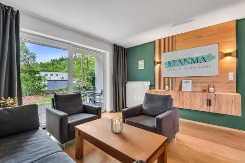 STANMA Lodge Braunlage - Naturpartments am Fluss mit Sauna und Bergblick in Braunlage, Deutschland
