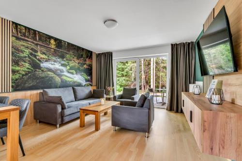 Einrichtungen, STANMA Lodge Braunlage - Naturpartments am Fluss mit Sauna und Bergblick in Braunlage