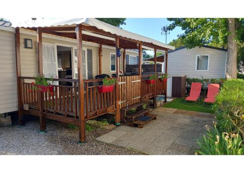 Mobil-home - Clim, TV, LV, LL - Camping LA CARABASSE 4 étoiles - MH-A024