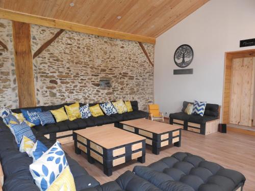 Skupni salon/TV območje, Les secrets de la nature chambre d'hôtes, tentes luxe et nature (Les secrets de la nature chambre d'hotes, tentes luxe et nature) in Bord