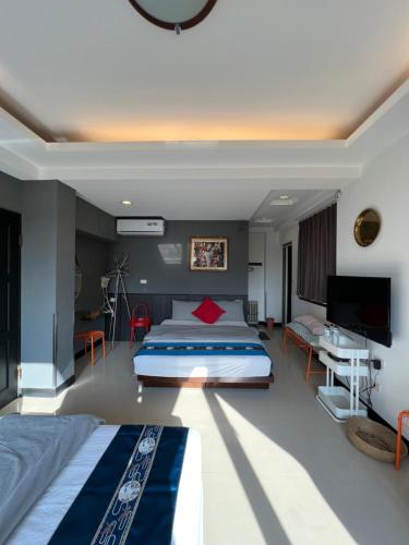 타이베이 九份御華山莊花園景觀民宿 3성급 게스트하우스 스위트룸