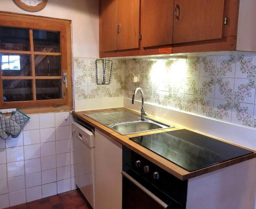 廚房, Chalet Le Recoulet 8 personnes - Evolene in 艾禾雷尼