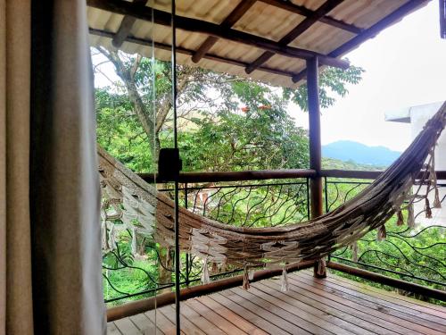 Kilátás, Suítes Manjuba, 900m da Vila (Suites Manjuba, 900m da Vila) in Praia de Santa Tereza