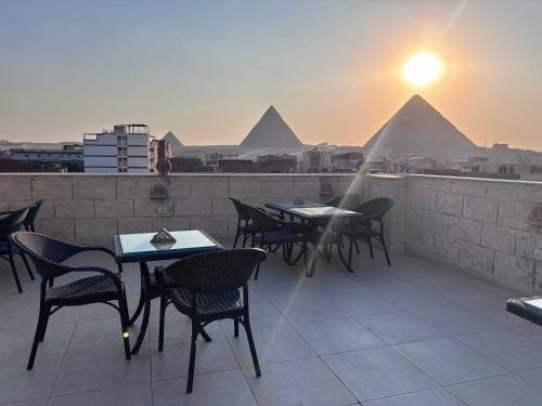 Balkon/teras, Hassan Pyramids Hotel&Rooftop in Giza