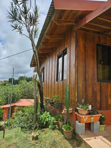 Ecos del Poas vista al jardin in Pavas