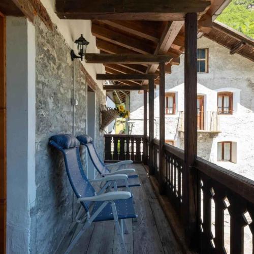 Balkons/terase, Holiday home in Ceppo Morelli - Piemont 52109 in Ceppo Morelli