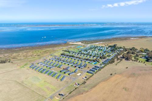A szálláshely kívülről, Swan Bay Holiday Park in Swan Bay