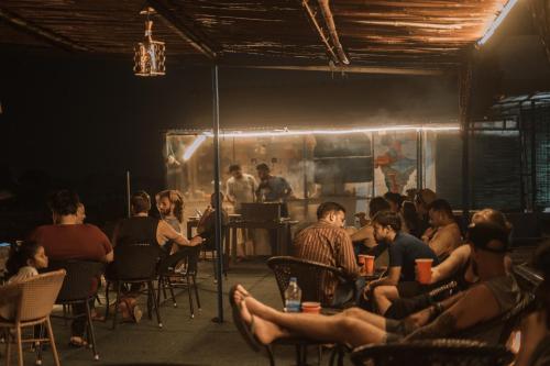 Restoran, joey's Hostel in Agra