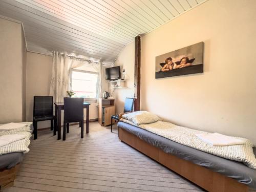 1 double bed