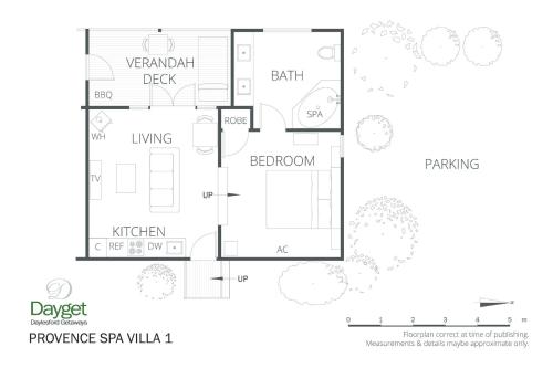 Provence Spa Villa 1 in Хепбърн Спрингс