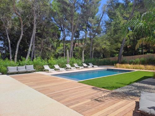 Villa Réminiscence 12 people with pool - Location, gîte - Saint-Cyr-sur-Mer