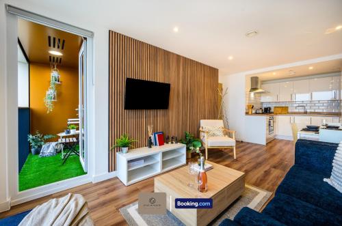 2BR River View Apartment Near MediaCityUK By Paul & Malin Properties Holiday Lets Salford, Manchester (Foto 6)
