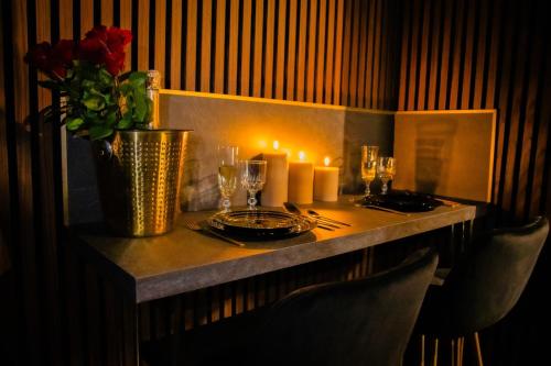 L'Aphrodite, Suite de LUXE - Love room - JACUZZI in Briey