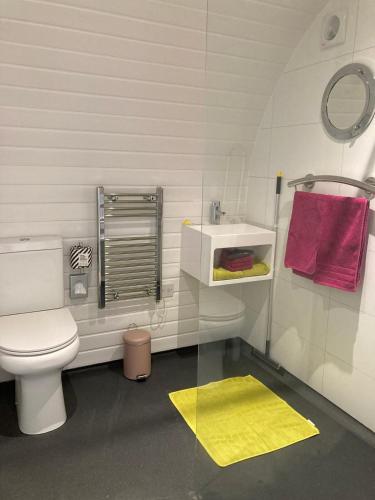 Bathroom, Let's Glamp Retro - Beatles in Troedyraur