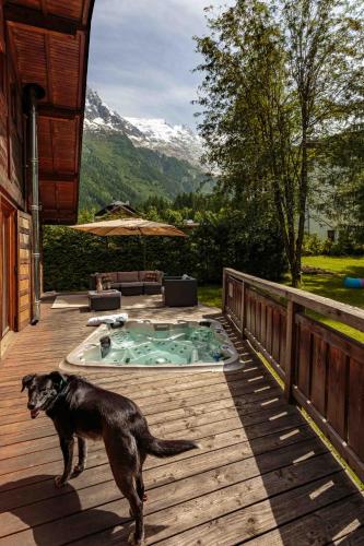 Karstais baseins, Chalet des Souchettes - Chamonix All Year in Chamonix-Mont-Blanc