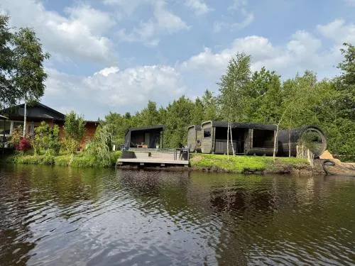 Natursee-Chalet,Spa mit Hot Tub,Jacuzzi,Sauna,Ponyhof,angeln in Twist, Deutschland