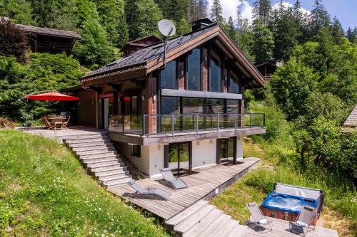 المنظر الخارجي, Chalet La Source - Chamonix All Year in لا فراسي