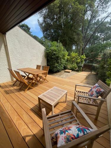 Réf 213  Seignosse Océan Villa Patio classée 2 étoiles au calme plage et centre à 5min 5 personnes