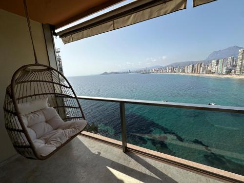 First-line apartment on Levante Beach