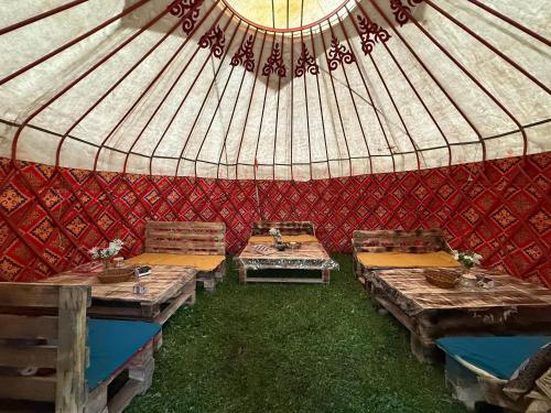 Aalam yurt camp Altyn-Arashan in Teploklyuchenka