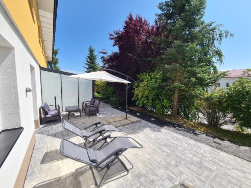 Balcony/terrace, Exclusive APARTMENT Lipno Wellness & SPA in Frymburk City Center