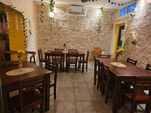 Restaurant, Hotel Pueblo Viejo in Sta Ana