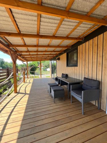 Balkons/terase, Domek Harmony Park in Sochocin