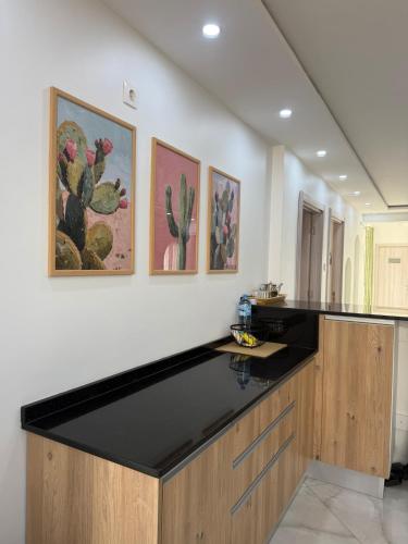 virtuve, F3 moderne,avec terasse et parking in Bordj El Bahri