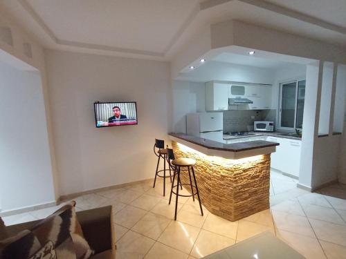 Bungalow au bord de la mer in Ezzahra (Bin `Arus)