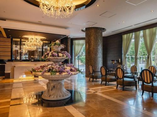 Lobby, Graces Hotels in Inzai