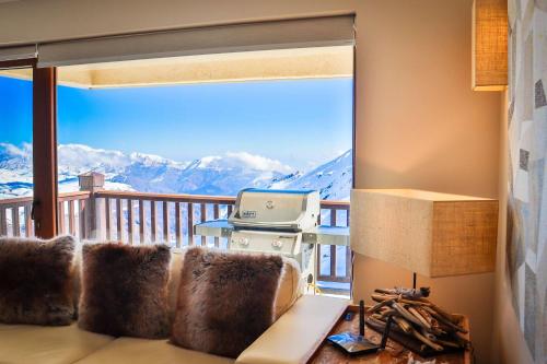HOM I Edif Valle Blanco 3D2B jacuzzi SKI IN y OUT VB104 in Valle Nevado