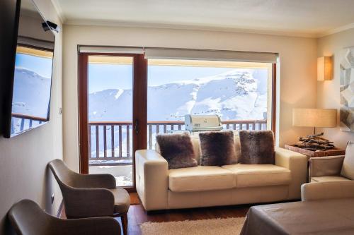 HOM I Edif Valle Blanco 3D2B jacuzzi SKI IN y OUT VB104 in Valle Nevado