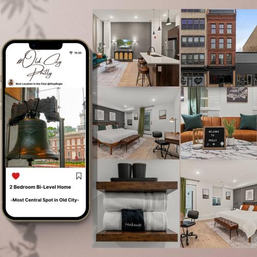 SLEEP 8 Outdoor Patio-Old City- 2 NEW Townhouses