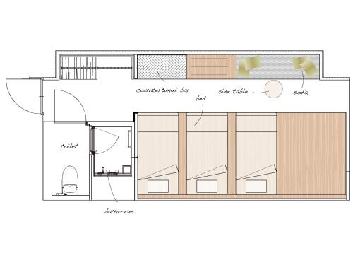 Standard Triple Room with River View image 1