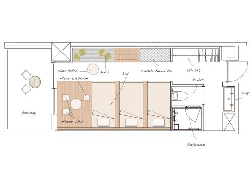 Standard Triple Room with City View image 1