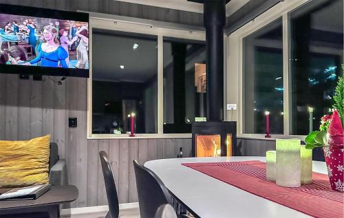 Kitchen, Nice Home In Branas With Sauna in Branas