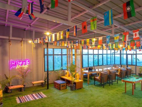 Étterem, The Hosteller Mussoorie, Mall Road in The Mall Út